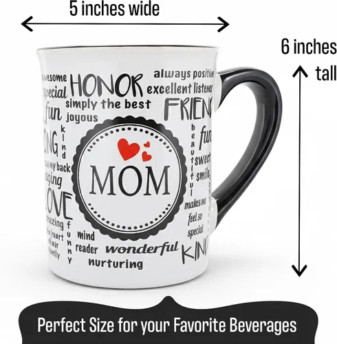 Miniatura 3 de Taza de café para mamá, de cerámica, de 16 onzas, para embarazo, para las nuevas mamás, taza grande para Navidad, regalos de cumpleaños, regalos