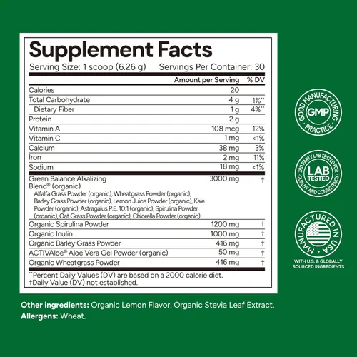 Miniatura 8 de Univera Metagreens, polvo de mezcla de superalimentos verdes, mezcla de batidos con espirulina orgánica, antioxidantes vitales, alcalinizar