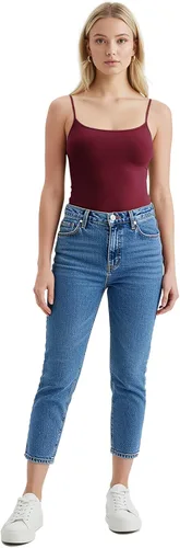 Miniatura 273 de Emmalise Camisola larga casual básica para mujer, con tirantes ajustables, top en capas
