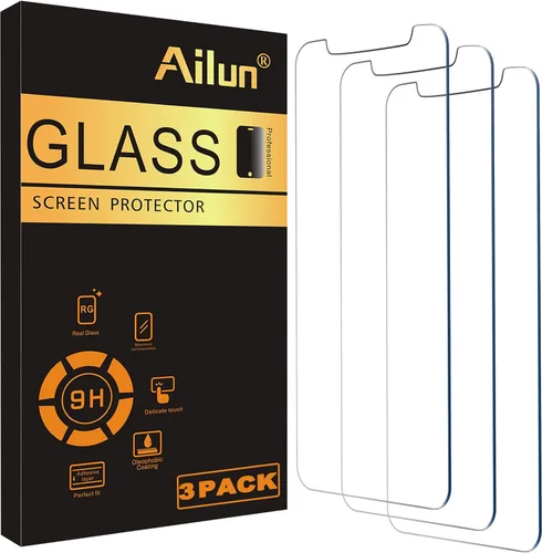 Miniatura 14 de Ailun Protector de pantalla para iPhone 14 Plus/iPhone 13 Pro Max [pantalla de 6.7 pulgadas], 3 unidades de vidrio templado compatible con fundas