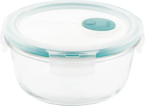 Miniatura 7 de LOCK & LOCK Purely Better - Recipiente de almacenamiento de alimentos de vidrio con tapa de ventilación de vapor, cuadrado de 17 onzas