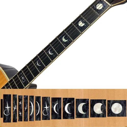 Miniatura 5 de Jockomo - Adhesivo metálico con incrustaciones de guitarra celta