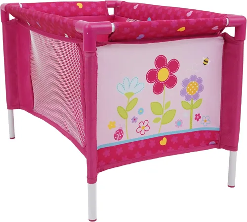 Miniatura 4 de 509 Crew Garden 3 piezas Stroll n Care - El juego de muñecas incluye un cochecito medio plegable, patio de juegos y silla alta, juego de simulación