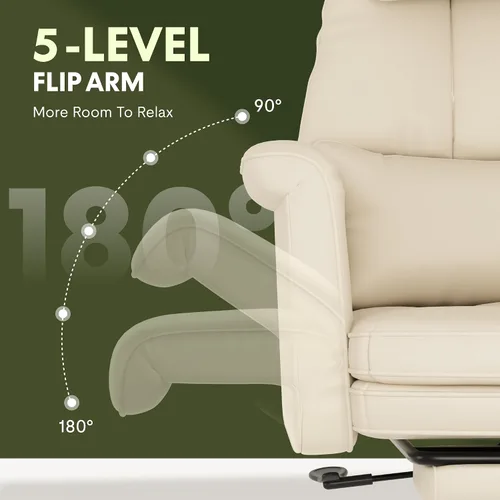 Miniatura 5 de FLEXISPOT Silla de oficina grande y alta con asiento convertible de hasta 44 pulgadas, de gran tamaño para adultos y mascotas, silla de computadora