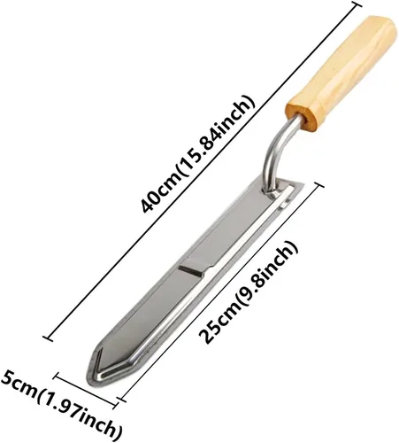 Miniatura 2 de Honey Uncapping Hot Knife for Honey Peines Electric Heating Honey Scraper para apicultor Apicultura Herramientas de acero inoxidable Equipo extractor