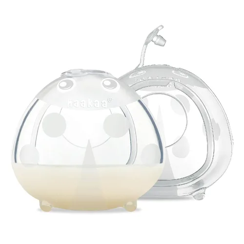 Miniatura 10 de Haakaa Ladybug - Colector de leche materna – 1 taza de lactancia de silicona, protector de mama reutilizable y receptor de leche para madres que