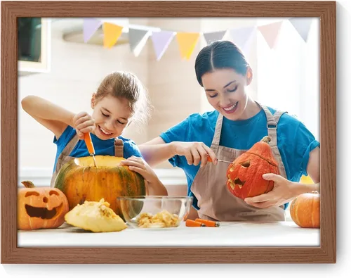 Miniatura 18 de Impresiones de lienzo personalizadas enmarcadas con tus fotos, impresión personalizada de foto a lienzo, regalos para parejas, amigos, familia, Negro