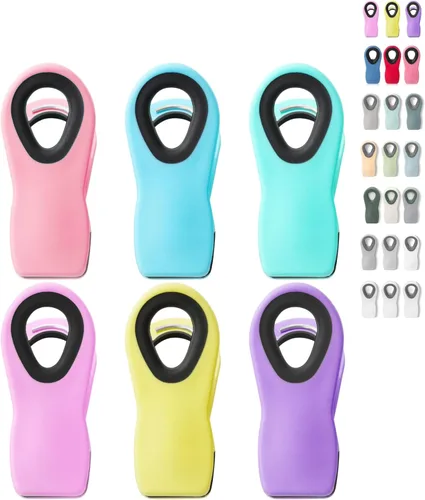 Miniatura 15 de Mr. Pen - Clips Magnéticos para Bolsas de Papas Fritas, Paquete de 6, Clips Grises para Bolsas de Papas Fritas, Clips para Bolsas, Clips para Tonos