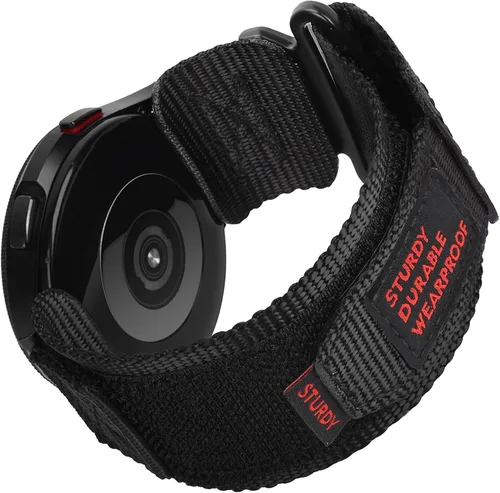 Compatible con las correas de reloj inteligente ALPHAGEAR, 0.866 in, 0.945 in, correa deportiva de nailon resistente de liberación rápida con diseño