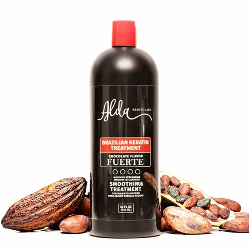 Miniatura 10 de Alda Chocolate - Sistema de alisado permanente con queratina brasileña (4.0 fl oz)