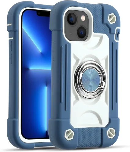 Miniatura 24 de MARKILL Funda compatible con iPhone Air de 6.5 pulgadas 2025 con soporte de anillo giratorio de 360 grados, protección contra caídas de grado