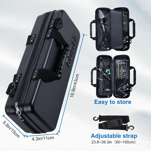 Miniatura 3 de Goture Fishing Rod and Reel Combos-Telescopic Fishing Pole Spinning Reel Lures Set with PC Hard Shell Suitcase, Telescopic Rod Reel Combo Kit for C