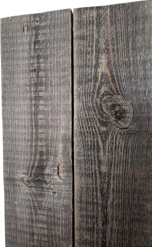 Miniatura 6 de Letrero de madera rústica envejecida DIY en blanco (gris envejecido, 11"x36")