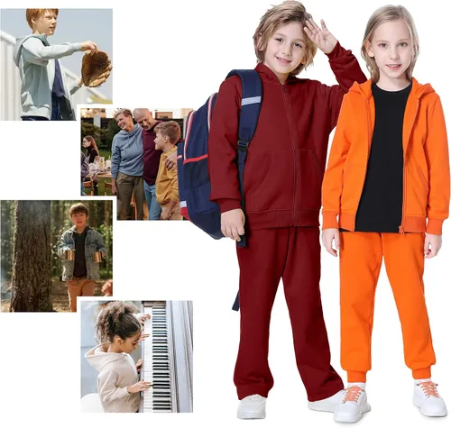 Miniatura 5 de Kid Nation Sudadera con capucha para niños o niñas de 4 a 12 años