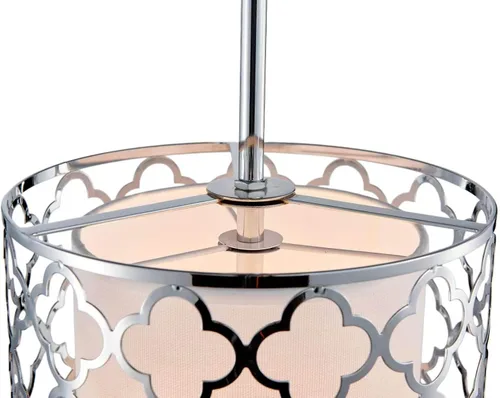 Miniatura 5 de Shrine Lámparas de tambor de iluminación, lámpara colgante de tambor perfecta para comedor, cocina, 7 pulgadas de profundidad x 9 pulgadas de alto