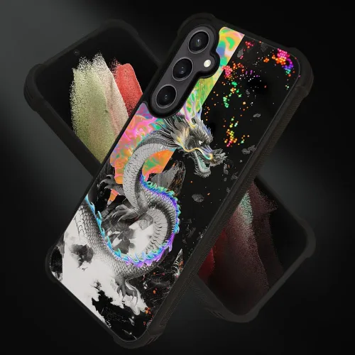 Miniatura 15 de CARLOCA Funda compatible con Samsung Galaxy S22 Ultra, diseño gráfico de Star Howling Wolfs Samsung Galaxy S22 Ultra, diseño gráfico, a prueba