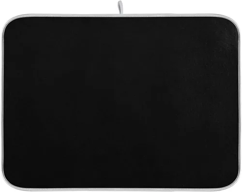 Miniatura 30 de Tapete de secado de platos grande de terracota Xl para platos, accesorios de cocina, mostrador de microfibra, escurridor de platos, resistente al