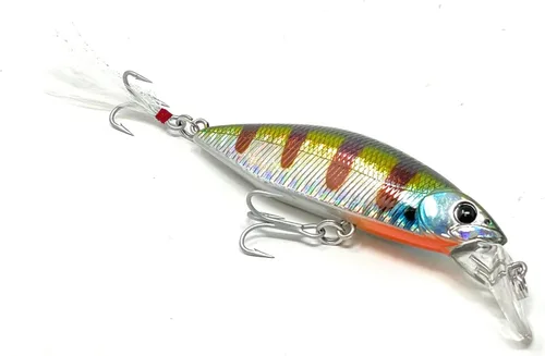 Miniatura 7 de VENSE La Bala Minnow Señuelo de pesca 2.756 in Super hundimiento agua dulce/agua salada dos anzuelos agudos 3X VMC Mod. 6504