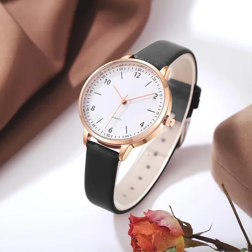 Miniatura 4 de IBSO Women Watches Leather Mesh Strap Round Case Analog Fashion Ladies Wrist Watches