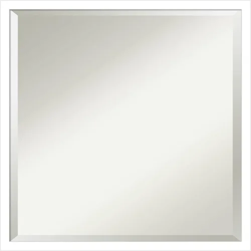 Miniatura 20 de Amanti Art Espejo de baño gris para sobre el fregadero, espejo rectangular gris arcilla esbelta de 24 x 30 pulgadas, marco de madera contemporánea