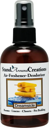 Spray concentrado para habitación, lino, desodorante de habitación, ambientador - 4 onzas líquidas - Aroma - Dreamsicle: cítricos naranja vibrantes