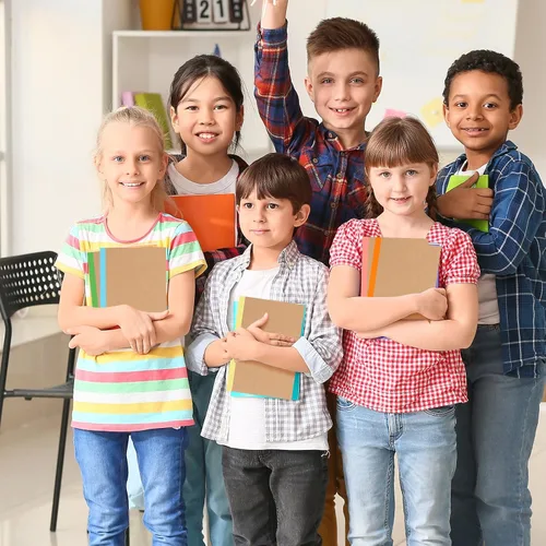 Miniatura 5 de LABUK 5 cuadernos de composición A5, cuadernos forrados de papel kraft a granel, 5 colores y 60 páginas para diario, escritura, escuela, oficina
