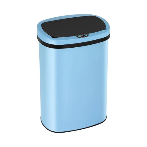 Miniatura 12 de Basurero automático de cocina de 13 galones con tapa, diseño sin contacto y silencioso con control de olores, para cocina dormitorio oficina