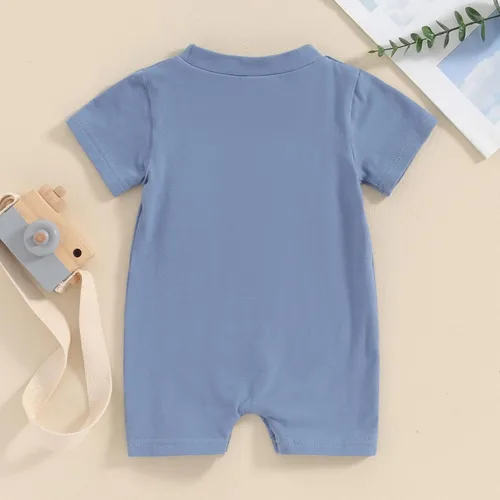 Miniatura 66 de FYBITBO Ropa de bebé niño niña Santa manga larga mono mameluco recién nacido primera Navidad traje de una pieza