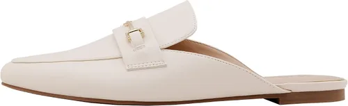 Miniatura 2 de DREAM PAIRS Mocasines planos con hebilla y punta puntiaguda sin espalda sin cordones para mujer