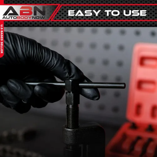 Miniatura 4 de ABN Kit de herramientas para romper cadenas con estuche de almacenamiento, herramienta de extracción de remaches y eslabones de cadena de rodillos