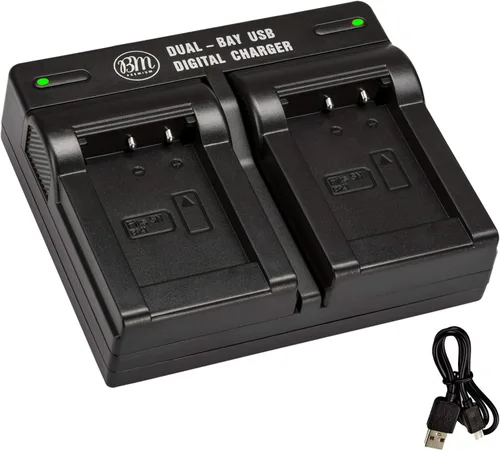 Miniatura 6 de NP-BX1 Cargador de batería de doble bahía para Sony CyberShot ZV-1 II DSC-RX1 RX1R RX100 RX100M II RX100 III H300 H400 HX300 HX50V HX80V WX300 WX350
