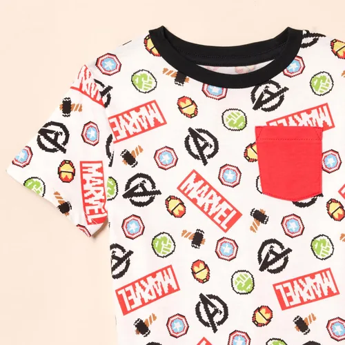 Miniatura 4 de Tienda Essentials Disney Marvel Camisetas de manga corta para niños y niños pequeños de Star Wars (cebra previamente manchada), paquetes múltiples