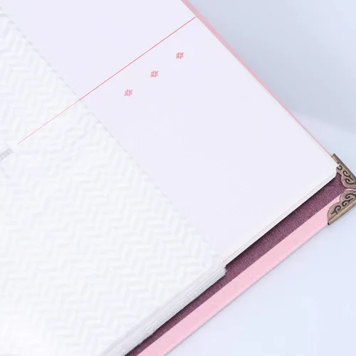 Miniatura 4 de NUOBESTY Álbum de boda, rosa, 8.8x8.5 in, papel