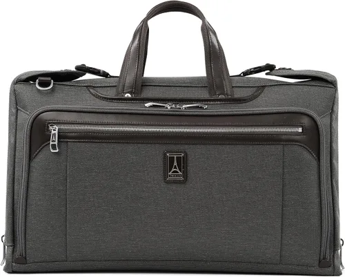 Travelpro Platinum Elite - Bolsa de mano de tres pliegues, para hombres y mujeres, Gris Vintage, Platinum Elite - Bolso de mano de tres pliegues