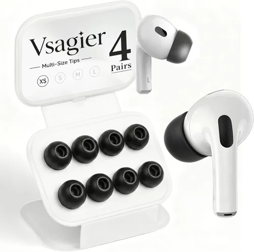 Miniatura 12 de Almohadillas de repuesto de espuma viscoelástica para AirPods Pro 1 y 2 Gen, puntas de auriculares ultra suaves con cancelación de ruido, ajuste