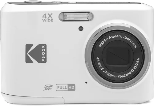 Miniatura 9 de Kodak PIXPRO FZ45 - Cámara digital de 16 MP con zoom óptico 4X de 1.063 in gran angular 1080P Full HD Video 2.7 pulgadas (blanco), tarjeta y lector