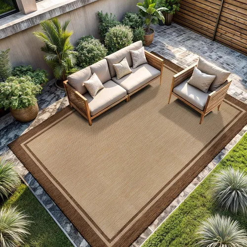 Miniatura 73 de CAMILSON Alfombra para exteriores, alfombras modernas para patios interiores y exteriores, tapetes de cocina y pasillo, alfombra lavable para porche