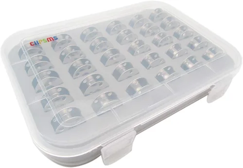 ckpsms Marca: bobinas de metal #172222 compatibles con Singer Class 66, 66-6, 99, 99-13, 185, 185CL, 192,201 (30 piezas + caja)