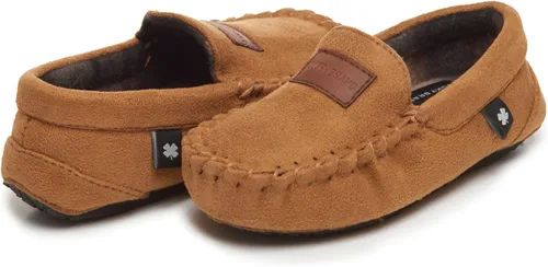 Miniatura 3 de Lucky Brand Boy's Micro-Suede Moccasin Loafer Slippers