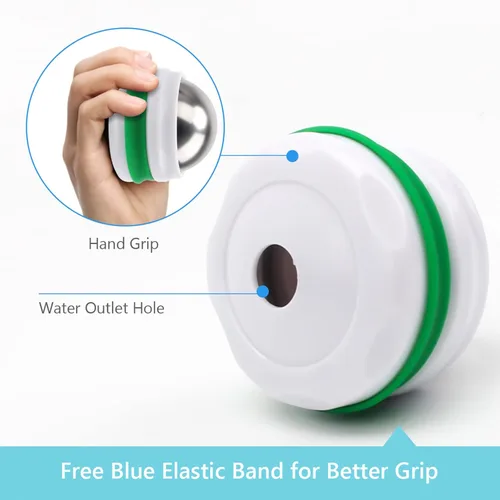 Miniatura 3 de AHIER Bola de Masaje en Frío, Terapia de Alivio en Frío, Bola de Gel Desmontable de Movimiento Libre para Masaje de Tejido Profundo, Alivio