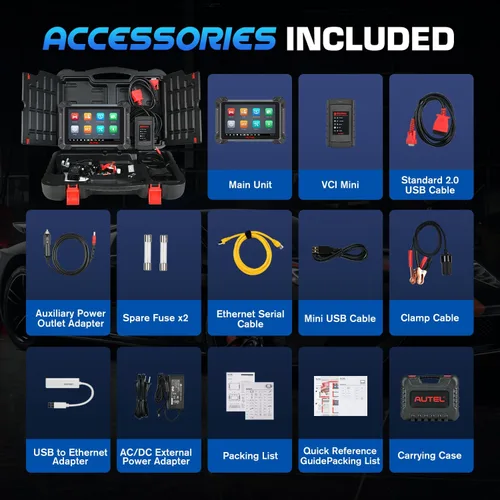 Miniatura 8 de Escáner Autel MaxiCOM MK908 II con $60 MV108S 2026 10.1 pulgadas de MaxiSYS MS906 PRO MS906MAX, más de 3000 pruebas activas, 38+ servicio como