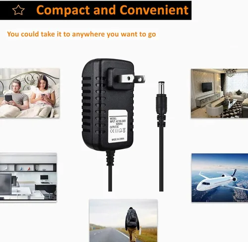 Miniatura 4 de Adaptador de CA para Mace CAM 72 73 CAM-72 CAM-73 Cable de alimentación de la cámara de seguridad PS