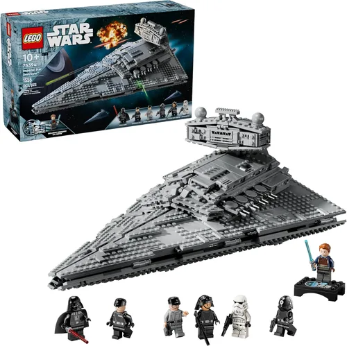 LEGO Star Wars Imperial Star Destroyer Juego de juguetes de construcción – Construcción y exhibición para niños y niñas, a partir de 10 años –