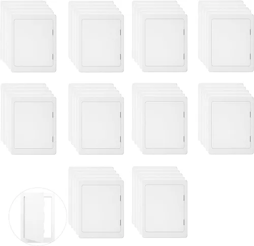 Miniatura 14 de Morvat Panel de acceso de 14 x 14 pulgadas para paneles de yeso y techo con puerta, plástico ABS duradero de alta resistencia y caja de acceso