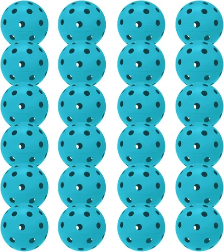 Miniatura 11 de Paquete de 6 pelotas de pickleball deportivas para exteriores - 40 pelotas de pickleball - Bolas de pickleball de EE. UU. aprobadas por USAPA