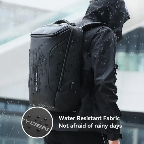 Miniatura 5 de MARK RYDEN Mochila de negocios para hombres, mochila impermeable de alta tecnología con diseño de forma de coche deportivo y puerto de carga USB