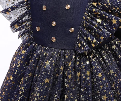 Miniatura 5 de Nileafes Vestido de princesa de tul para niñas pequeñas, vestido tutú de fiesta