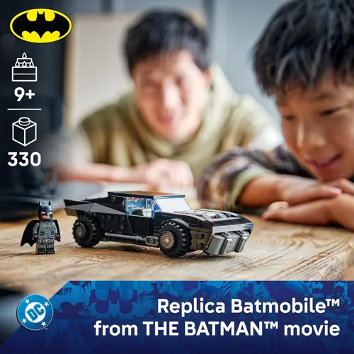 Miniatura 2 de LEGO DC Batman: The Batman Batmobile - Juguete de construcción para niños, bloques de construcción con minifigura de Batman y moneda dorada