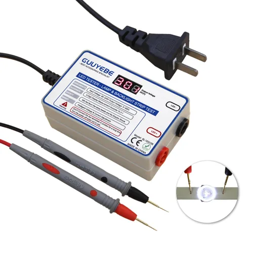 Probador LED, probador de retroiluminación de TV para reparación de cuentas de lámpara, voltaje de salida de 0-300 V 30 mA para reemplazo de tiras y