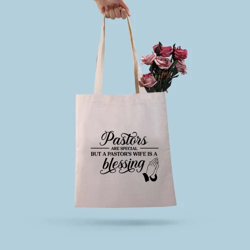 Miniatura 5 de BDPWSS Pastor esposa regalo de agradecimiento pastores son especiales, pero una esposa pastores es una bendición cristiana bolsa de mano